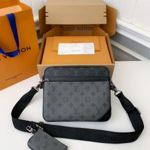 「#3346」Louis Vuitton Trio New Men’s colour-matching postman bag M69443  Size：25*18.5*7cm