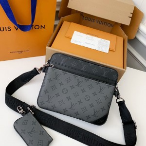 「#3346」Louis Vuitton Trio New Men’s colour-matching postman bag M69443  Size：25*18.5*7cm