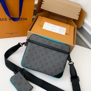 「#3347」Louis Vuitton Trio New Men’s colour-matching postman bag M11648  Size：25*18.5*7cm