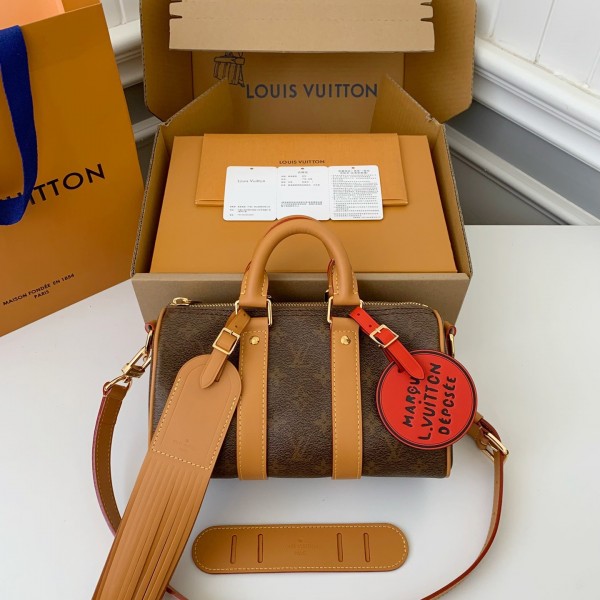 「#3349」Louis Vuitton The New Keepall Bandouli ère 25 handbag  M11542  Size：25*15*11cm