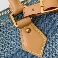 「#3351」Louis Vuitton The new SPEEDY 25bandouli ère tannin denim handbag  N40700  Size：25*15*15cm