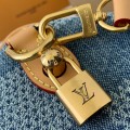 「#3351」Louis Vuitton The new SPEEDY 25bandouli ère tannin denim handbag  N40700  Size：25*15*15cm