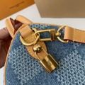 「#3351」Louis Vuitton The new SPEEDY 25bandouli ère tannin denim handbag  N40700  Size：25*15*15cm