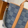 「#3352」Louis Vuitton New Weekend TOTE tannin jean bag  N40702  Size：43*34*17.5cm