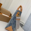 「#3352」Louis Vuitton New Weekend TOTE tannin jean bag  N40702  Size：43*34*17.5cm