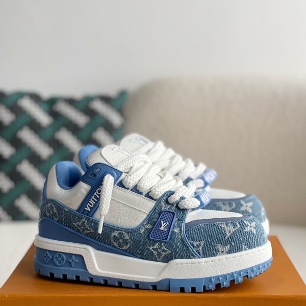 「#3358」LOUIS VUITTON  TRAINER 2023Show style Sneakers