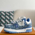 「#3358」LOUIS VUITTON  TRAINER 2023Show style Sneakers