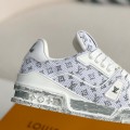 「#3369」 LOUIS VUITTON TRAINER SNEAKERS