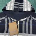 「#3374」4ss Reversible Classic Hooded Zipper Cardigan