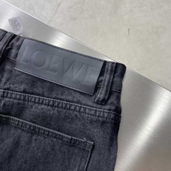 24ss loewe anagram loose jeans