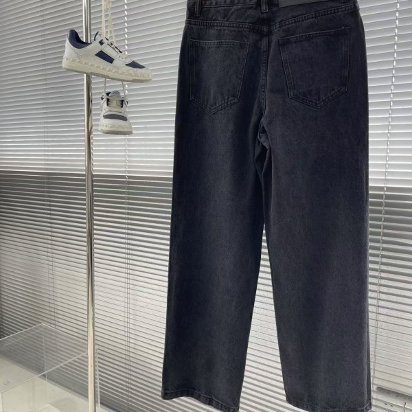 24ss loewe anagram loose jeans