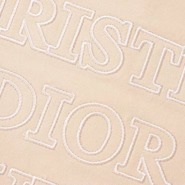 Dior monogram embroidered zip-up hooded jacket