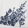 「#3384」Louis Vuitton Presbyterian Jacquard Doodle Logo t-shirt