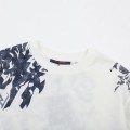 「#3384」Louis Vuitton Presbyterian Jacquard Doodle Logo t-shirt