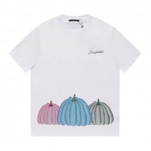 「#3405」Louis Vuitton Pumpkin Printed Short Sleeve