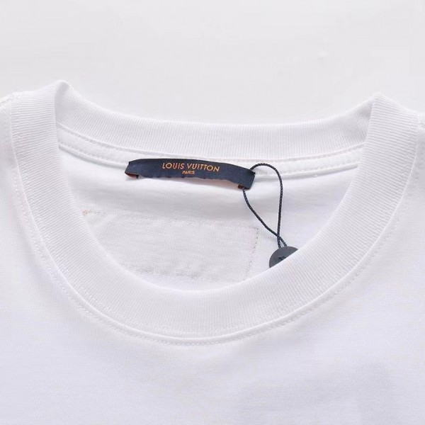 Louis Vuitton Pumpkin Printed Short Sleeve
