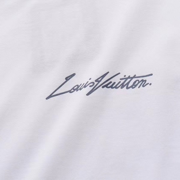 Louis Vuitton Pumpkin Printed Short Sleeve