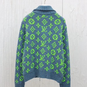 「#3429」Louis Vuitton 24 new colorful yarn full print hooded cardigan