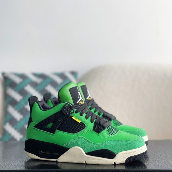 「#3434」Jordan 4 Manila Sneakers