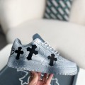 「#3436」Chrome Hearts x Nike Air Force 1 sneakers