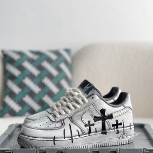 「#3438」Chrome Hearts x Nike Air Force 1 sneakers