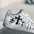 「#3438」Chrome Hearts x Nike Air Force 1 sneakers