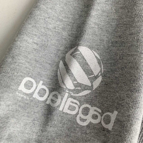 Balenciaga logo print sports hooded sweatshirt