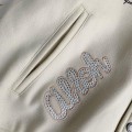 「#3484」OFF-WHITE xAc Milan FW22 Collaborative Colorblock Baseball Jacket