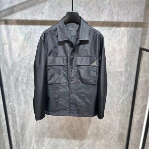「#3490」PRADA Men's Hooded Jacket