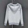 「#3498」Dior all-over jacquard reversible wool zip-up hoodie
