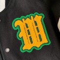 「#3499」OFF-WHITE  FW22  Logo embroidered single-breasted Baseball uniform