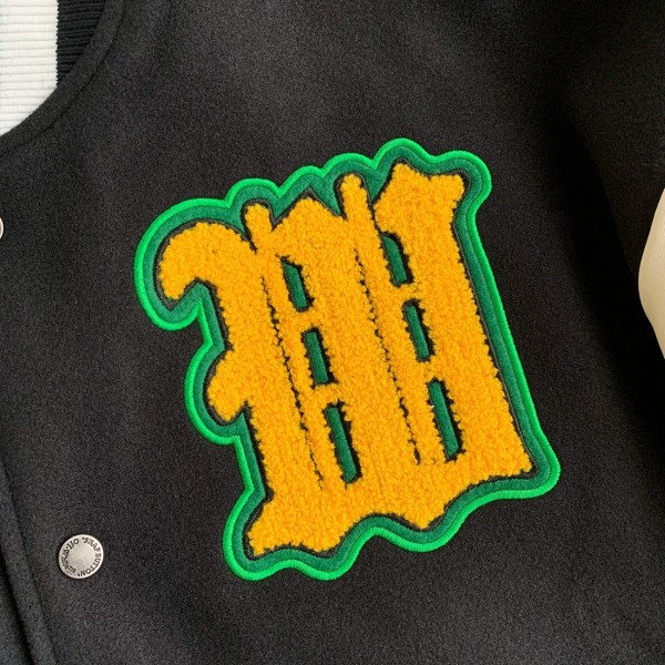 OFF-WHITE  FW22  Logo embroidered single-breasted Baseball uniform
