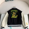 「#3499」OFF-WHITE  FW22  Logo embroidered single-breasted Baseball uniform