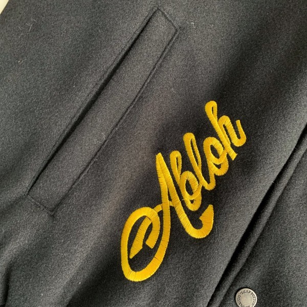 OFF-WHITE  FW22  Logo embroidered single-breasted Baseball uniform
