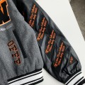 「#3501」OFF-WHITE  FW21  Alphabet pattern Baseball uniform
