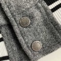 「#3501」OFF-WHITE  FW21  Alphabet pattern Baseball uniform