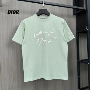 「#3503」Dior flocked letter print short sleeve