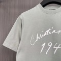 「#3503」Dior flocked letter print short sleeve