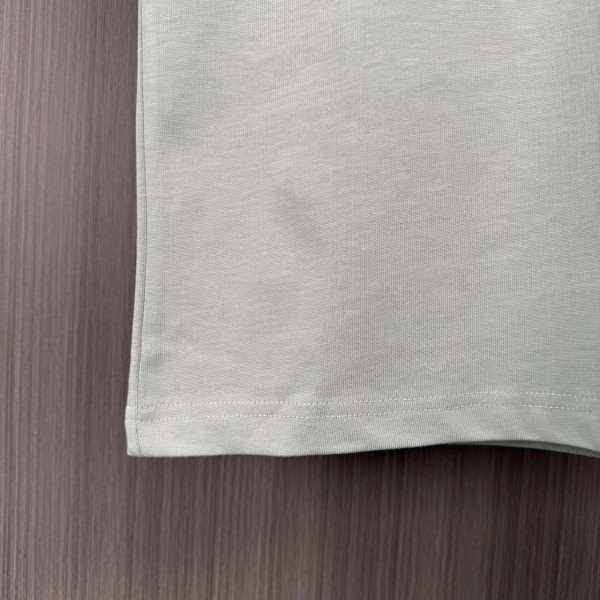 Dior flocked letter print short sleeve
