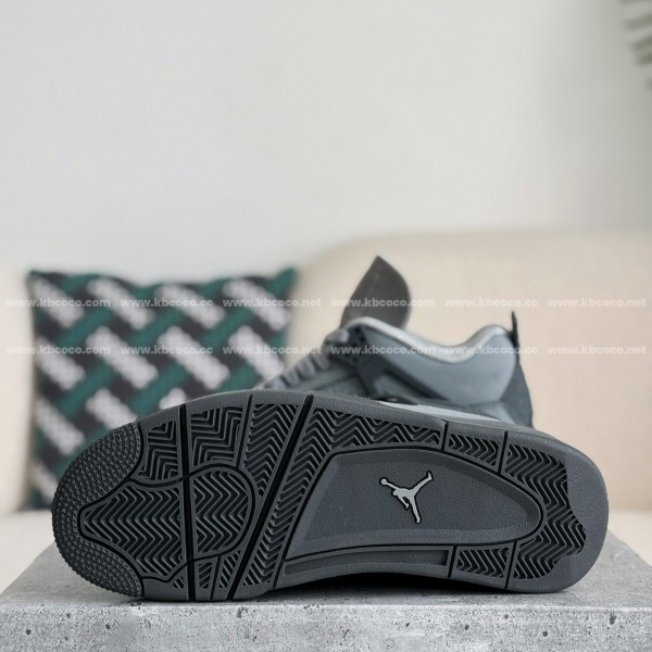 Jordan Air Jordan 4 retro kaws suede lightweight wear-resistant non-slip mid-top