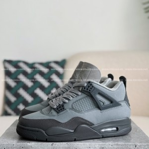 「#3508」Jordan Air Jordan 4 retro kaws suede lightweight wear-resistant non-slip mid-top