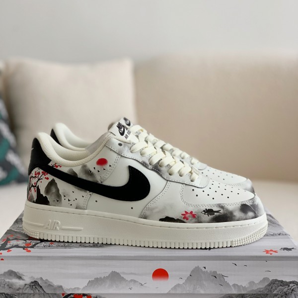 「#887」NIKE Air Force 1’07 low“landscape painting” Sneakers