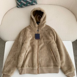 「#3511」New, LV reversible wool and sheepskin jacket