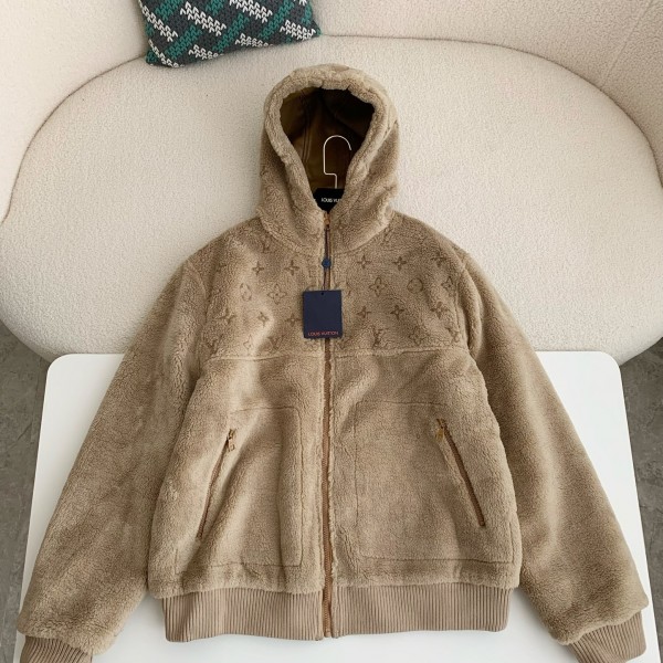 「#3511」New, LV reversible wool and sheepskin jacket
