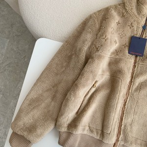 「#3511」New, LV reversible wool and sheepskin jacket