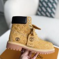「#3514」Louis Vuitton x Timberland yellow bootsMartin bootsboots