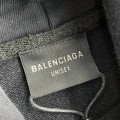 「#3537」Balenciaga logo print sports hooded sweatshirt