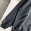 「#3537」Balenciaga logo print sports hooded sweatshirt