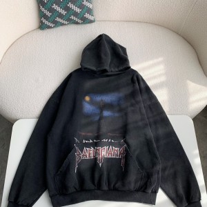 「#3538」Balenciaga Iron Tower print hoodie