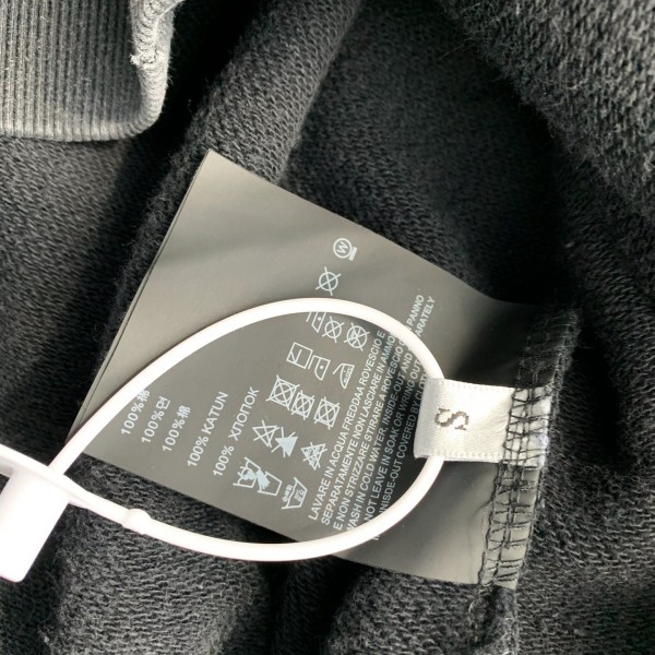 Balenciaga monogram print hooded sweatshirt